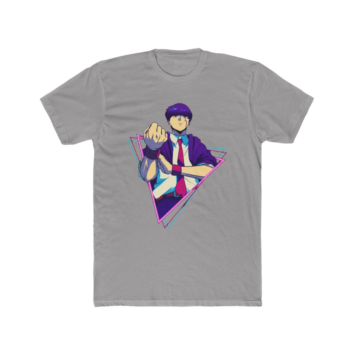 mashle retro style T Shirt | Mashle: Magic and Muscles - alternate angle 2, merchandise