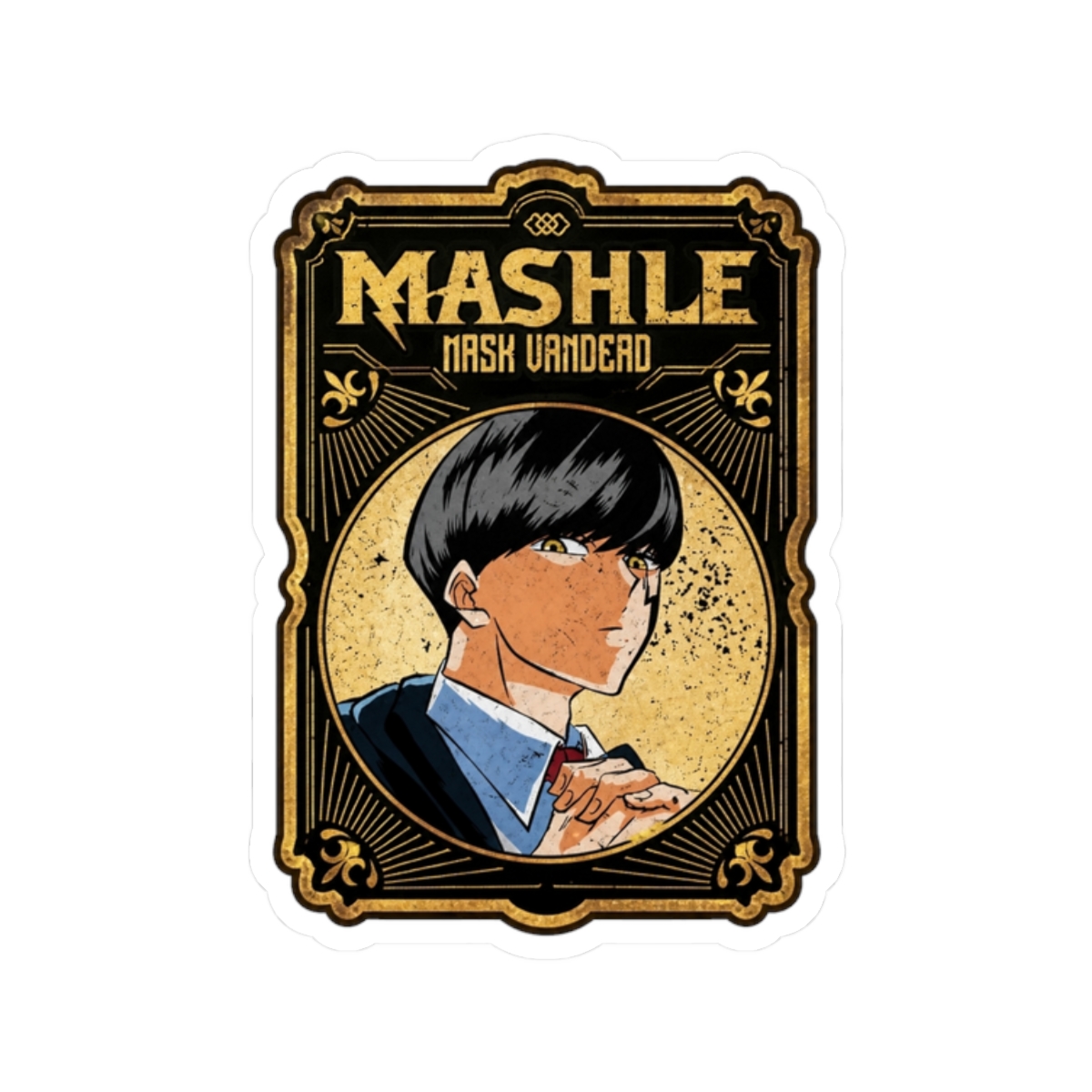 MASHLE MAGIC AND MUSCLES Sticker | Mashle: Magic and Muscles - alternate angle 3, merchandise