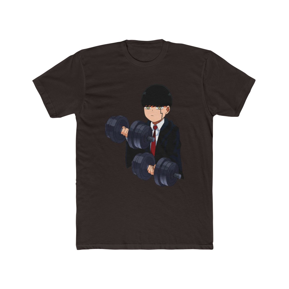 Mash Burnedead - Dumbbell Exercise T Shirt | Mashle: Magic and Muscles - alternate angle 3, merchandise