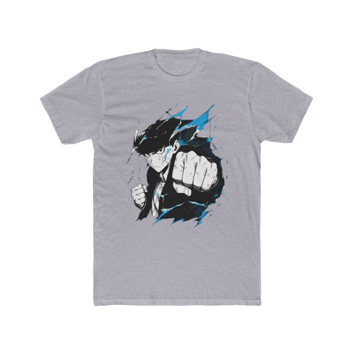 Mash Burnedead Manga Fan Art T Shirt | Mashle: Magic and Muscles - alternate angle 3, merchandise