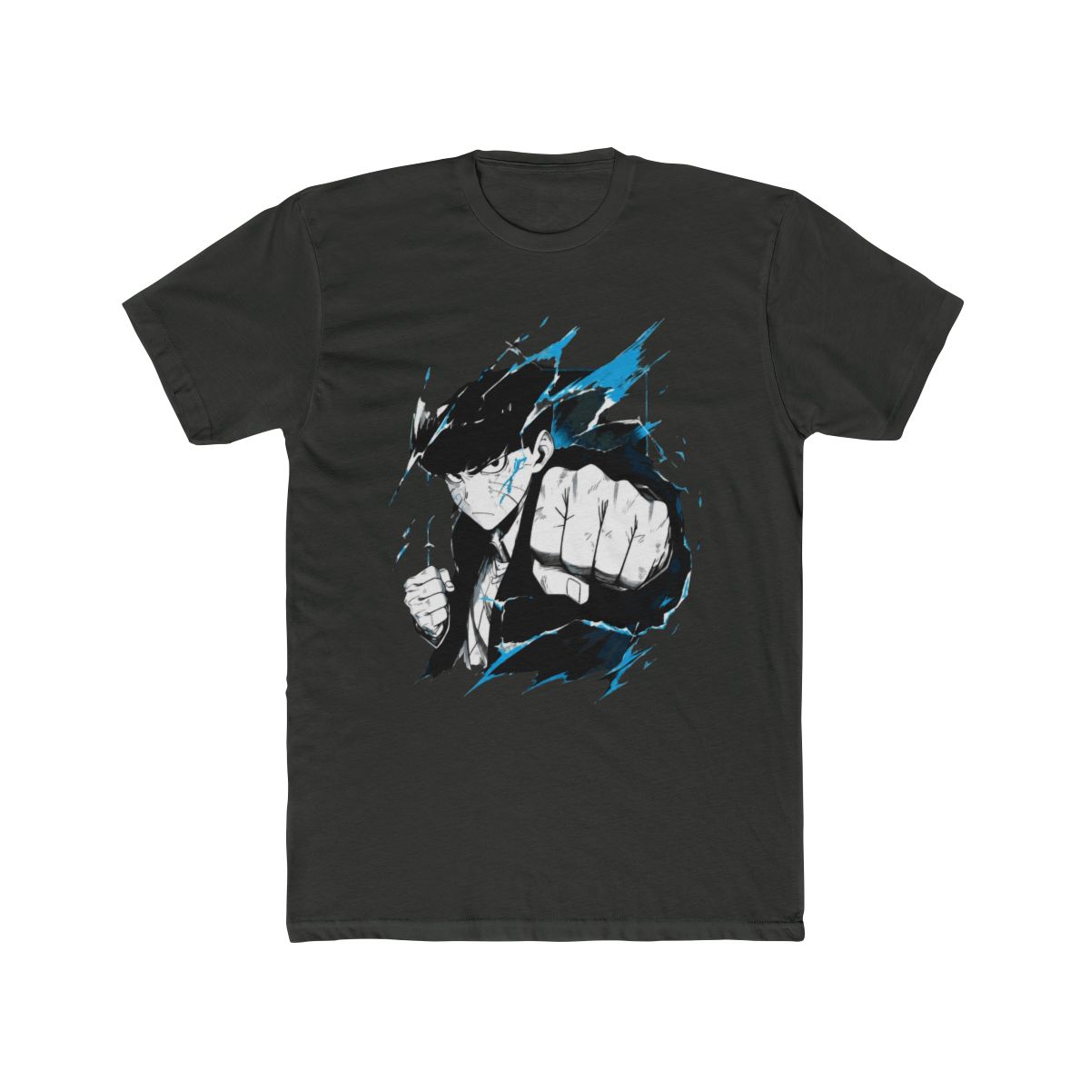 Mash Burnedead Manga Fan Art T Shirt | Mashle: Magic and Muscles - alternate angle 5, merchandise