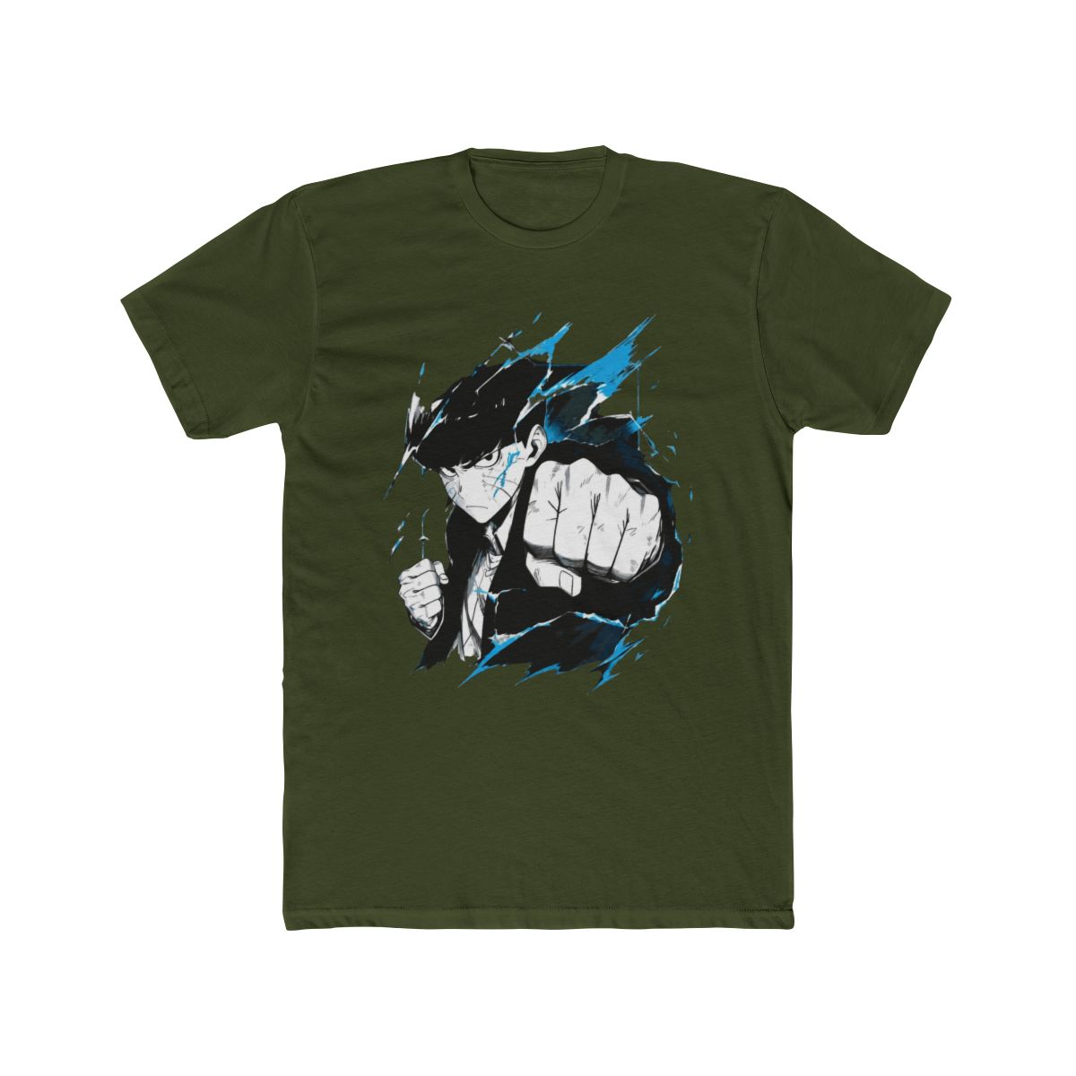 Mash Burnedead Manga Fan Art T Shirt | Mashle: Magic and Muscles - alternate angle 4, merchandise